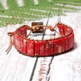thumbnail image 4 of Adjustable Handmade Women Bracelet Strong Rope Colorful Natural Shell Woven Bracelet Jewelry Accessories, 4 of 7
