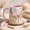 Black, variant on Massage Therapist Mug Pink Coffee Cup with Spa Stones & Candles Gift for Coworker
