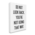 thumbnail image 3 of Stupell Industries Do Not Look Back Encouraging Motivational Phrase Graphic Art Gallery Wrapped Canvas Print Wall Art, Design by Lettered and Lined, 3 of 5