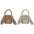 thumbnail image 2 of Easter Eggs Basket Plush Rabbit Easter Buckets Kids Easter Tote Bags for CandyCoffee, 2 of 4