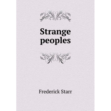 Strange peoples (Paperback)