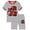 Double Excavator, variant on WIBACKER Pajamas for Boys Excavator Short Sleeves 2-Piece PJs Set Kids Rib Knit Sleepwear Size 2-9 Years