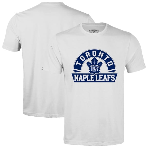 Men's Levelwear White Toronto Maple Leafs Richmond Banner Arch T-Shirt