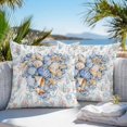 thumbnail image 4 of Outdoor Pillow Cover Marine Life Set of 2 Waterproof Throw Pillowcases Starfish Conch Decorative Patio Furniture Pillows for Couch Garden Indoor & Outdoor Use, 4 of 9