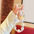 thumbnail image 4 of Yiran Cartoon Phone Strap Beaded Keychain, Brown, 1 Pack, 4 of 9