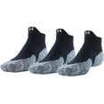 thumbnail image 1 of Under Armour Unisex-Adult Run Cushion Quarter Socks, Multipairs , Black (3-Pairs) , Large, 1 of 15