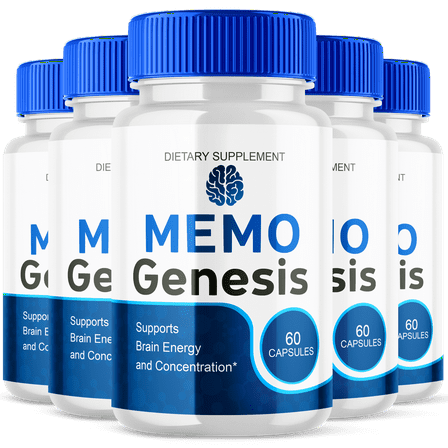Memo Genesis Advanced Formula Brain Support MemoGenesis Maximum Strength Supplement 300 Capsules
