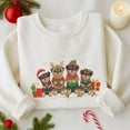 thumbnail image 2 of Christmas Rottweiler Embroidered Sweatshirt, Christmas Reindeer Santa Elves Dog Embroidered Shirt, Merry Christmas, Winter Gift, 2 of 5