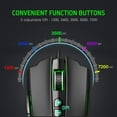 thumbnail image 2 of PICTEK Gaming Mouse Wired [7200 DPI] [Programmable] [Breathing Light] Ergonomic Game USB Computer Mice RGB Gamer Desktop Laptop PC Gaming Mouse, 7 Buttons for Windows 7/8/10/XP Vista Linux, Black, 2 of 9