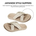 thumbnail image 5 of Gymnture Summer Beach Sand Flops Japanese Style Unisex Sandal Slippers Size 40, 5 of 10