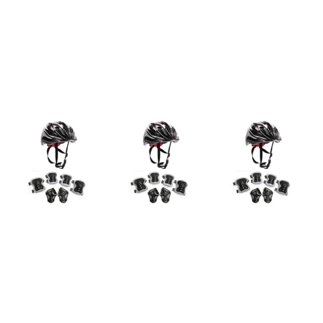 Inteprter Niños Roller Casco Ajustable Deportes Rodillera Codera Patinaje Patinete Type1 NO1