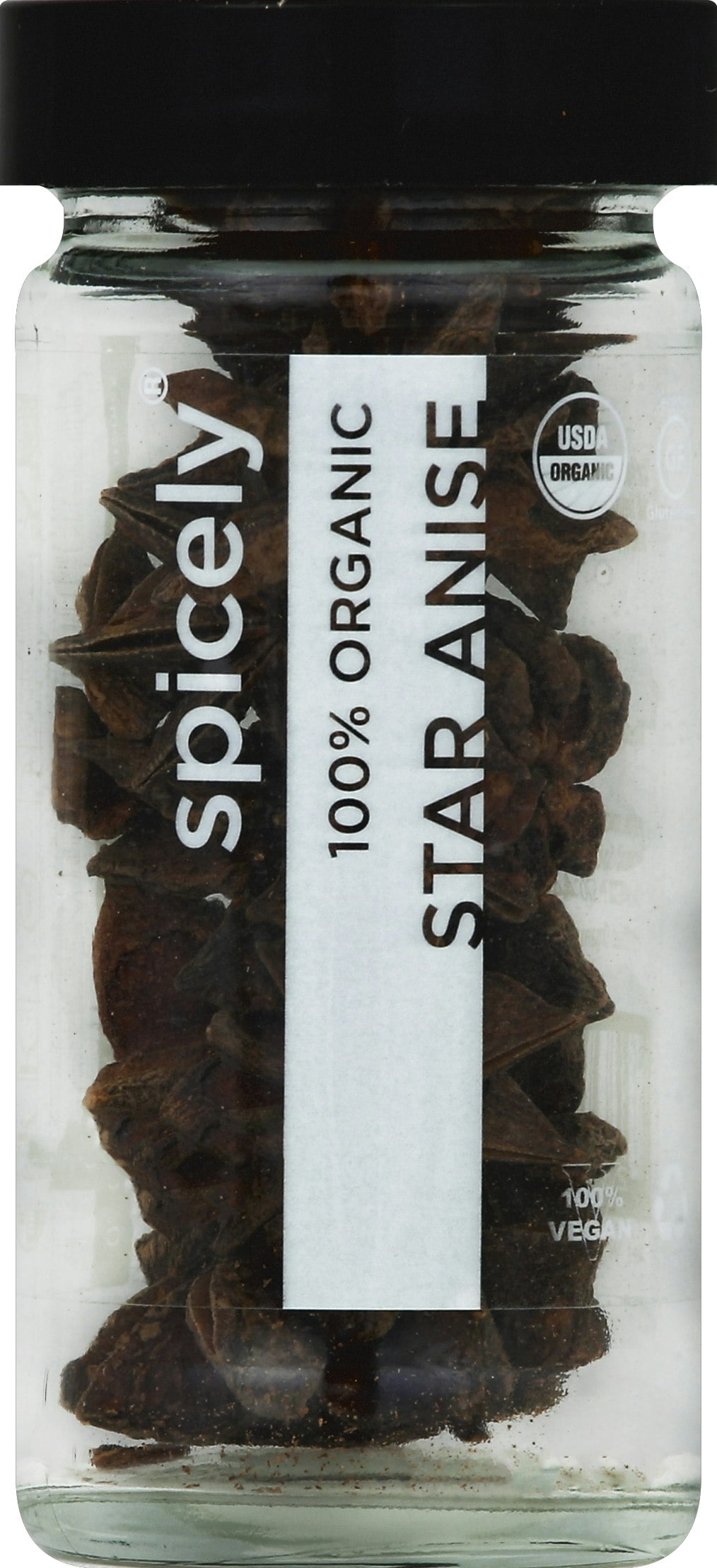 Spicely Organics Star Anise Spice Jar 0.5 oz (Pack of 6)