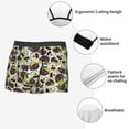 thumbnail image 4 of KLL Happy Skeleton Men's Cotton Boxer Briefs Underwear-Large, 4 of 8