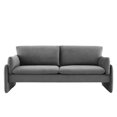 thumbnail image 6 of Modway Indicate Performance Velvet Sofa in Charcoal, 6 of 9