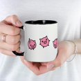 thumbnail image 5 of CafePress - Playful Pigs Mug - 11 oz Ceramic Mug - Novelty Coffee Tea Cup, 5 of 6