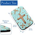 thumbnail image 4 of Easter Soft Comfortable Furry Printed 12.5x8.2 Inch Armrest Pad Cover Accessories, 4 of 6