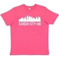 thumbnail image 3 of Inktastic Kansas City Missouri Skyline Mo Cities Youth T-Shirt, 3 of 5