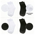 thumbnail image 6 of TELOLY 40Pairs Kids Socks,7-9 Years Old Baby Girl Socks,Mid-Calf Length Toddler Socks 2T-3T,Combination4, 6 of 6