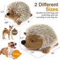 thumbnail image 2 of Peluche para perros, juguete masticable para perros con piel sintética super suave, adiestramiento para mordidas, juguetes con chirridos, peluches para perros medianos y grandes, color marrón., 2 of 5