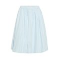 thumbnail image 3 of Falda Tsseiatte de corte A para mujer, informal, de verano, de color liso, con cintura elástica, para playa, vacaciones, club, ropa de calle., 3 of 6