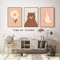 thumbnail image 3 of Funny Silly Goose Wall Art Geese Family Hand-Painted Beige Goslings Poster Cute Duck Animal Painting Wall Decor Farmhouse Cottage Core Canvas Print For Girl Bedroom Nursery (Framed canvas), 3 of 6