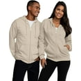 thumbnail image 6 of Fruit of the Loom Men's EverSoft Fleece Full Zip Hoodie Jacket, Sizes S-3XL, 6 of 12