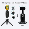 thumbnail image 2 of Auto Face Tracking Phone Holder, No App Required, 360° Rotation Face Body Phone Tracking Tripod, 2 of 6