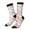 3 Black, variant on Donuts and Coffee Print Adult Socks for Men & Women,Calf Socks, Ankle Socks,Boots Socks,Breathable Casual Sock,Unisex Crew Socks