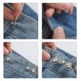 thumbnail image 3 of 1pair Reusable Tighten Waist Button Heart Shape Fastening Buckle for Jeans, 3 of 15