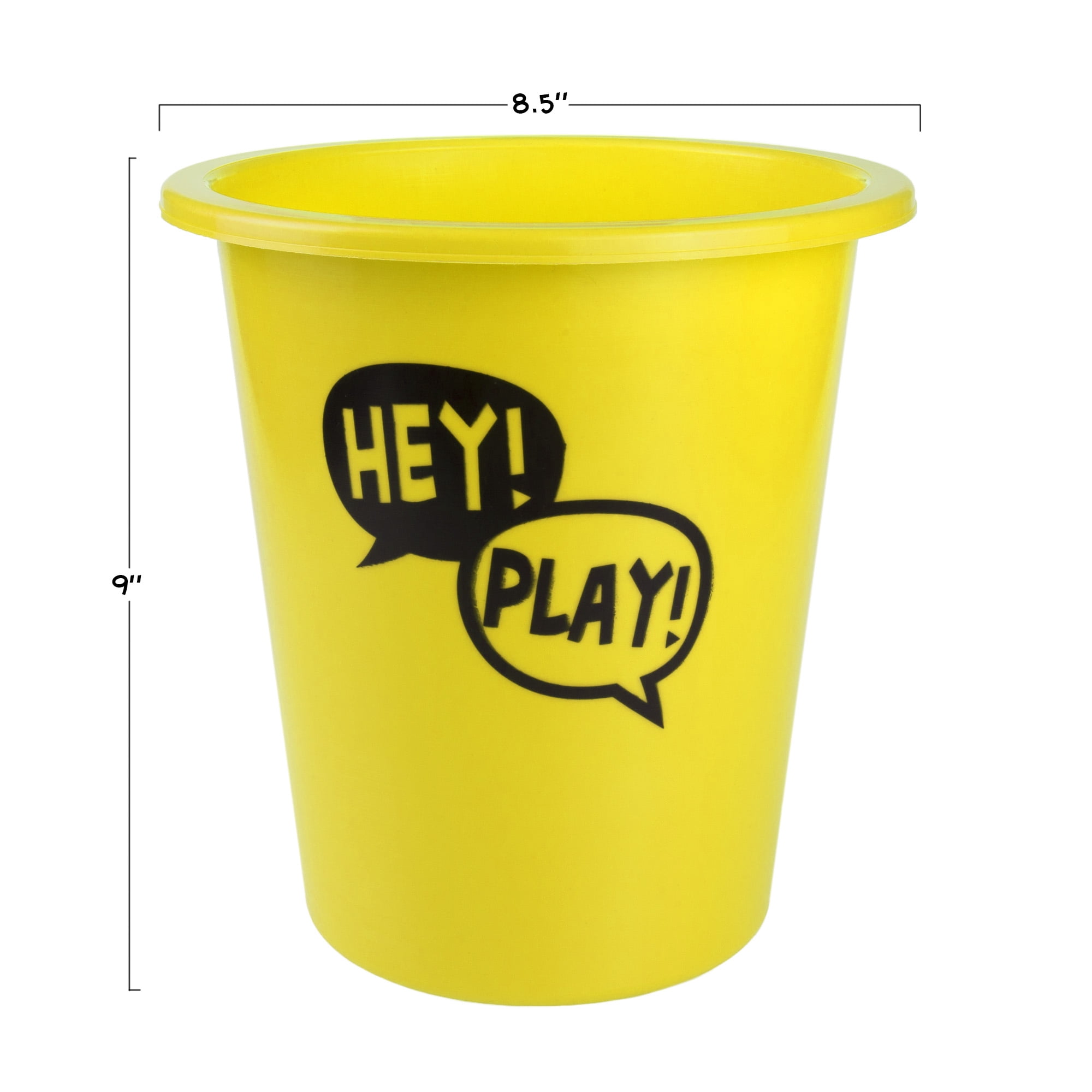 Large Beer Pong Outdoor Game Set by Hey! Play! (Blue and Yellow)