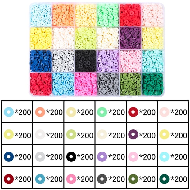 Juego de cuentas para hacer pulseras, cuentas sueltas de letras mixtas coloridas, conjunto de joyería DIY