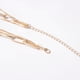 thumbnail image 5 of Collar para mujer, joyería para mujer, collar vintage de metal dorado multicapa, joyería para mujer, collar de aleación, 5 of 5