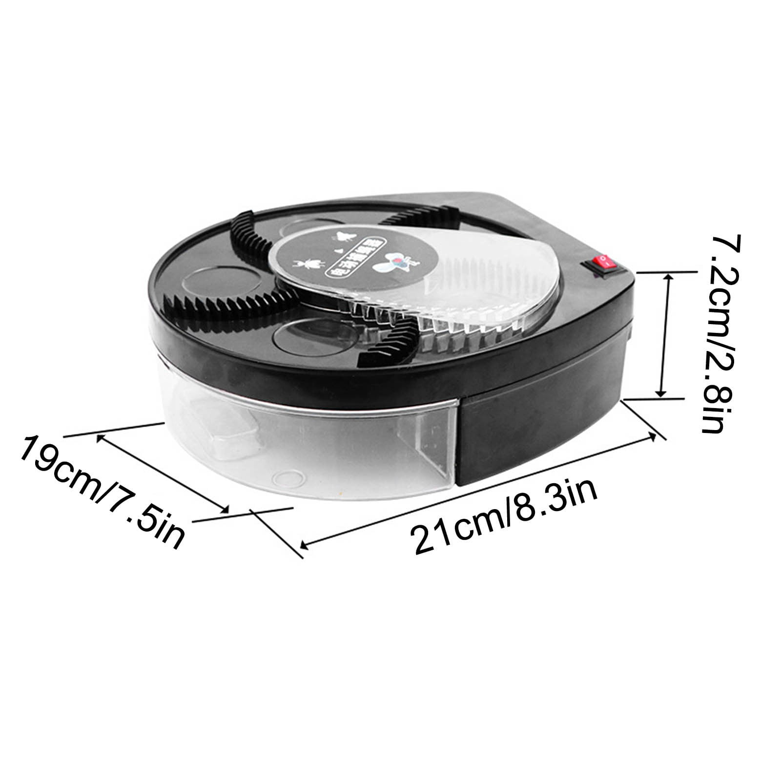 ZToonmas Ornaments New Fl Trap Mosquito Kill Indoor Automatic Fl Trap Direct Plug-in Mode, Outdoor