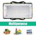thumbnail image 5 of Tropical Plants Large Capacity Reusable Foldable Beach Bag | Oxford Cloth Beach Bag, Laundry Organizer, and Decorative Box, 5 of 7