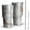 White Gray Rose, variant on 30oz White Gray Rose Gold Marble Pattern Tumblers Stainless Steel Tumbler with Lid and Straw,Vacuum Insulated Double Wall Travel Tumbler Cups Mug with Cleaning Brush for Coffee,Tea