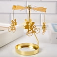 thumbnail image 3 of Candle Holder Rotary Tea Light Holder Christmas Table Decoration Cup, 3 of 5