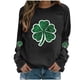 thumbnail image 2 of RKSTN Women's St Patrick's Day Sweatshirt Plus Size Crewneck Irish Gift St Patricks Luckys Shamrocks Graphic Print Hoodless Sweatshirts Top Womens Casual Round Neck Loose Fits Long Sleeve T Shirts, 2 of 5