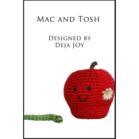 Mac and Tosh Apple Amigurumi with Removable Worm Friend -