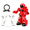 1Pack-Red, variant on Remote Control Battle Robot, Electric Fighting Robot with Adjustable Sound & Light for Boys Kids Gifts-Black