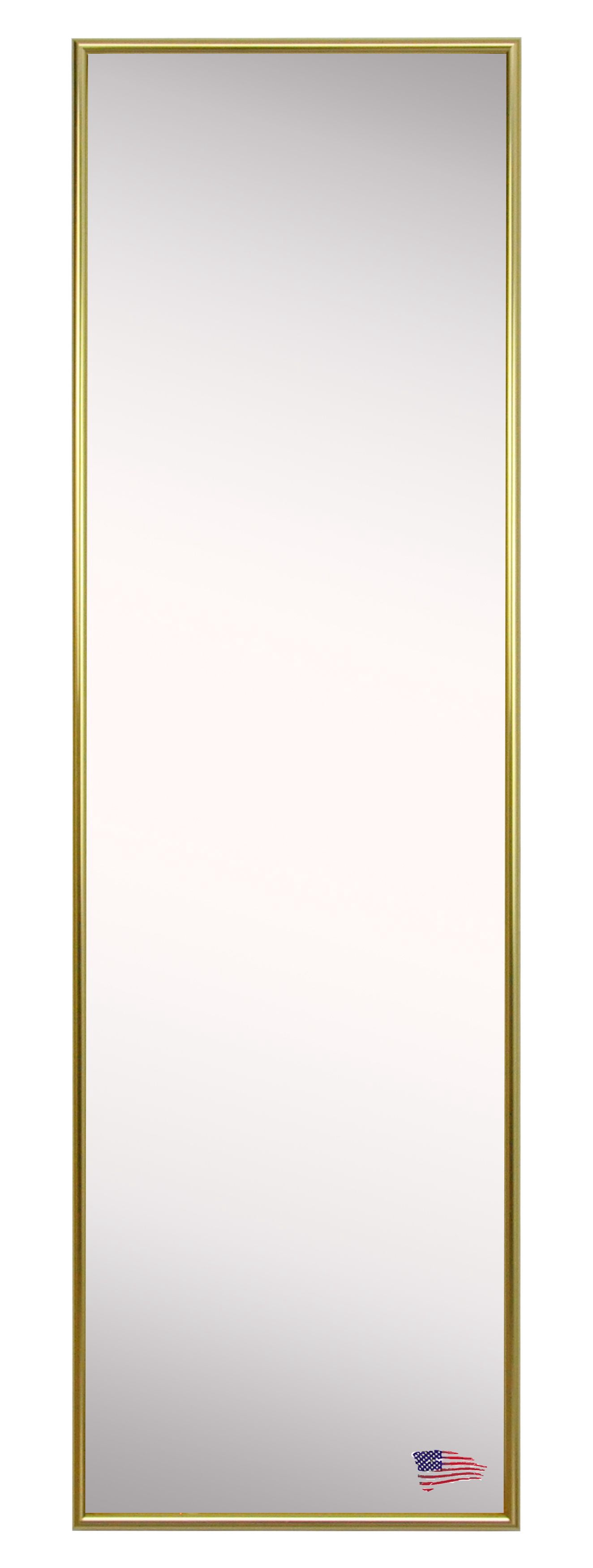 Rayne Mirrors Tango Polished Gold Slender Body Mirror 15.25 x 54.25