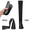 thumbnail image 3 of Juego de 16 piezas para el cuidado y la reparación de calzado, moldeadores de botas de PVC negro de 8 pulgadas, 3 of 8