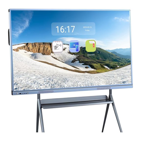 BELNET Smart TVs Conference Touch Interactive Wireless Board 55" 4K Touch Screen Zoom & Teams Integration for Classroom Office(Include Wall Mount)