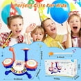 thumbnail image 2 of BEEPRINCESS Kids Drum Set for Toddlers 1-3, Baby Drum Kit Musical Toys with Microphone and Light Piano Keyboard, Early Learning Instruments Toys for Kids Toddlers Boys Girls, 2 of 6