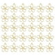 thumbnail image 1 of Uxcell 30Pcs Aleación de Pendientes de Bisel Abierto, Colgante de Marco Hueco de Flor del Cielo, Dorado, 1 of 6
