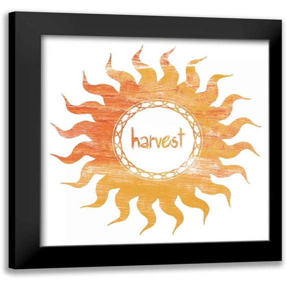 Lewis, Sheldon 12x12 Black Modern Framed Museum Art Print Titled - Harvest