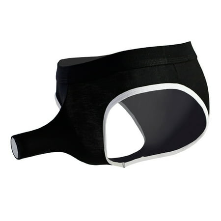 Men s Boxer Briefs Underwear Men Quick Y Mens Full Cut Briefs Underwear Supportive Mens Brief No Ride Medium Men Brief Twerk Shorts Men s M Odal Breathable Black XL