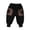 Black, variant on KYAIGUO Newborn Boys Jogger Pant Spring Jogger Pants Elastic Waist Athletic Sweatpants for Infant 5 Months to 6 Years