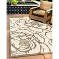 thumbnail image 2 of Unique Loom Outdoor Rose Rug, 2 of 8