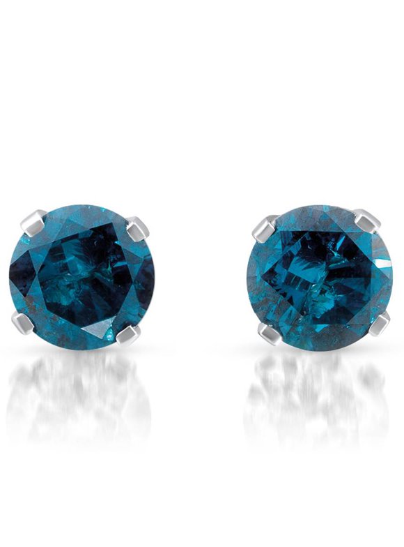Diamond Earrings - Walmart.com | Blue - Walmart.com