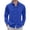 Royal Blue, variant on IAJDKMEK Men's Long Sleeve Button Down Shirt - Loose Collared Casual Top, Relaxed Shirts for Men with Classic Button Front, Soft Mens Casual Shirts for Smart Events,Beige L